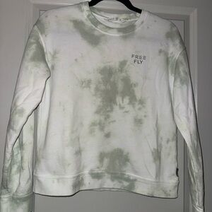 Free Fly Green Tie Die Sweatshirt